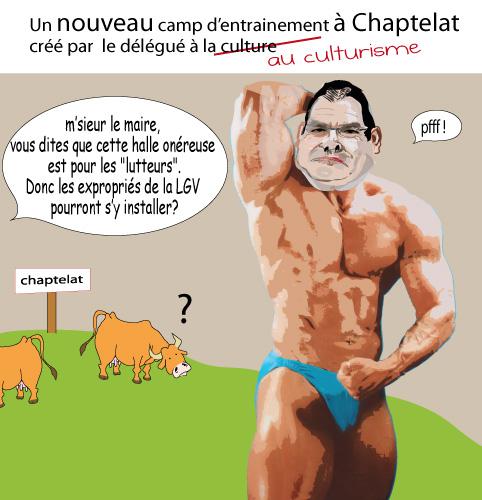 chaptelat et le délégué au culturisme