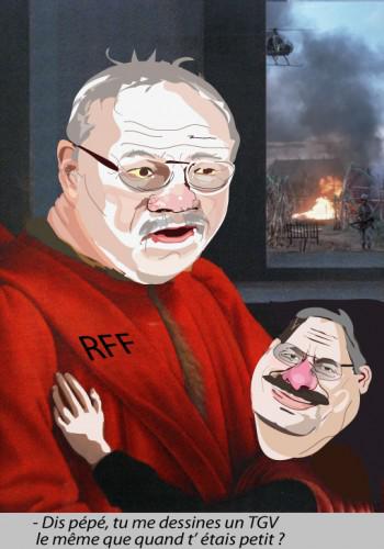 le petit alain Rodet et son pépé rousseau