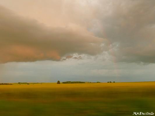 Ciel entre feu et eau