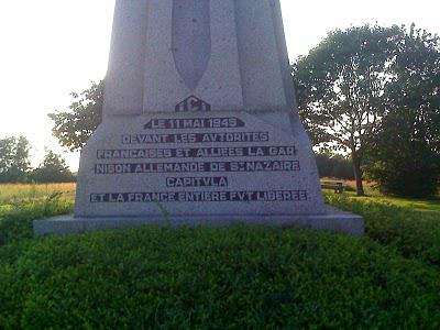 Monument du 11 mai 1945 à Bouvron