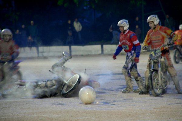 Motoball : le match