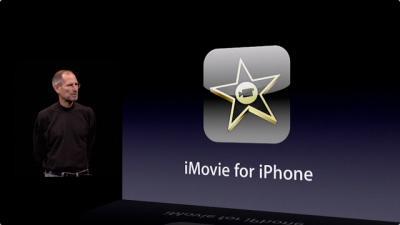 iMovie sur iPhone 4 uniquement