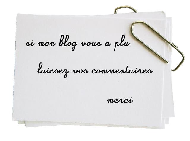 Ne soyez pas radins sur les commentaires !