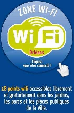 Wi-Fi gratuit à Orléans