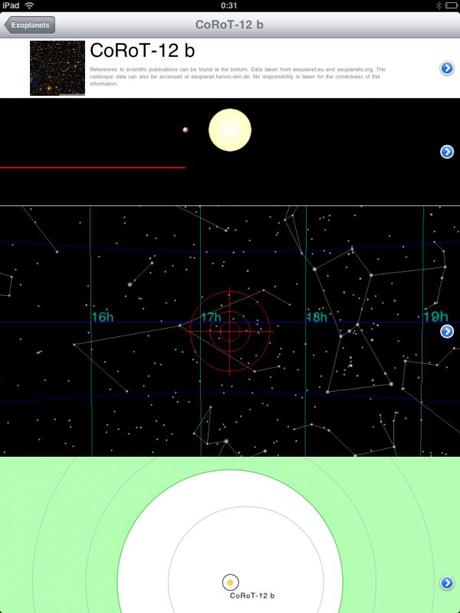 Exoplanet_iPadApp Version pour iPad de l'application Exoplanet