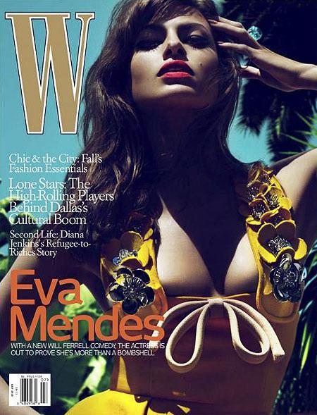 [couv] Eva Mendes pour W magazine