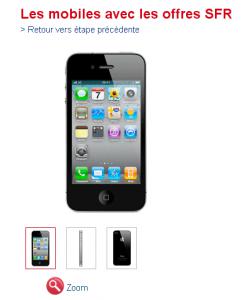 Les prix de l’iPhone 4 chez SFR