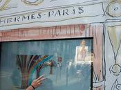 Hermes vitrines Faubourg Honoré