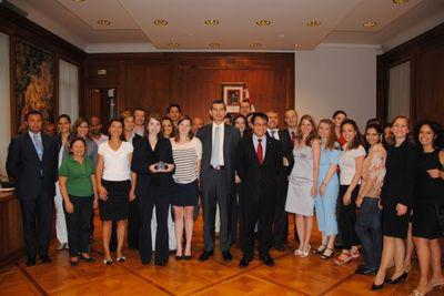 Rencontres de la JCEM: Les membres de la Jeune Chambre Économique de Monaco reçus au Conseil National