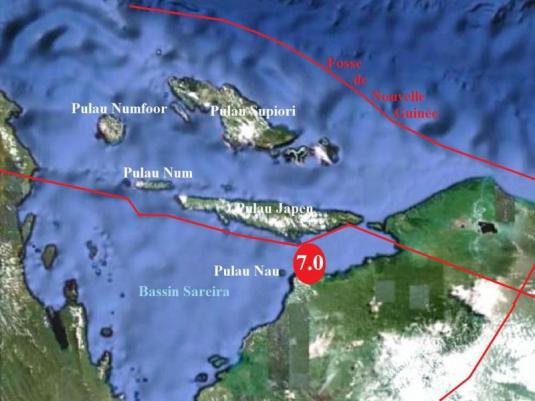 16 Juin 2010, un séisme meurtrier, magnitude 7.0, frappe en Nouvelle Guinée Orientale, Indonésie.