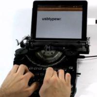 Une machine à écrire USB pour iPad