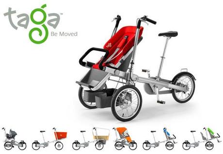 taga2 TAGA // carrier bicycle & luxury baby stroller at a time