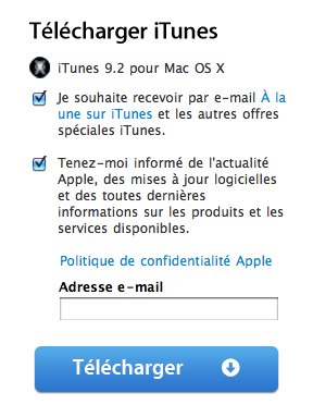 [MAJ] iTunes 9.2 enfin disponible pour TOUS !!!