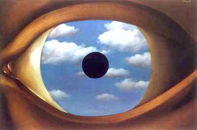 Magritte, The False Mirror, 1928