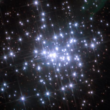 Au centre de l'amas ouvert NGC 3603