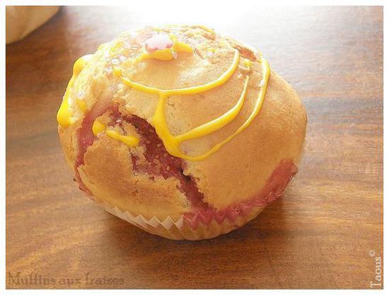 Muffins à la fraise