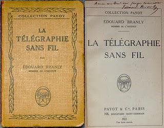 Bibliophilie et Sciences, un saut dans le temps, Edouard Branly et la naissance de la radio