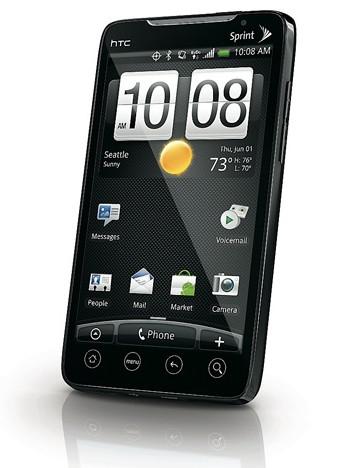 Le remplacant du HTC HD2 le HTC Evo 4G, ou HTC Supersonic n'est pas pret pour la France.