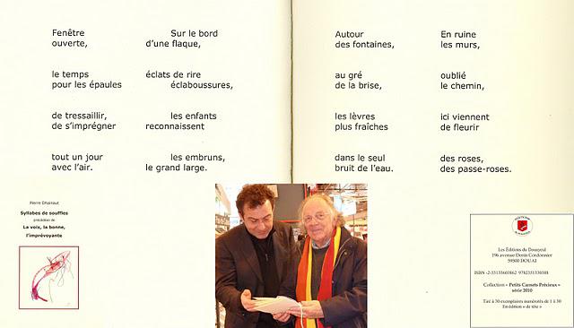 Fenêtre ouverte sur Pierre Dhainaut