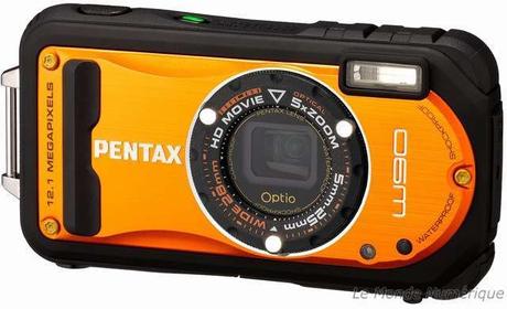 L’appareil tout terrain Pentax Optio W90 revient avec la couleur orange métallisé