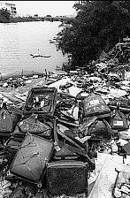 DEEE - décharge de tubes cathodiques à Guyu (Chine)