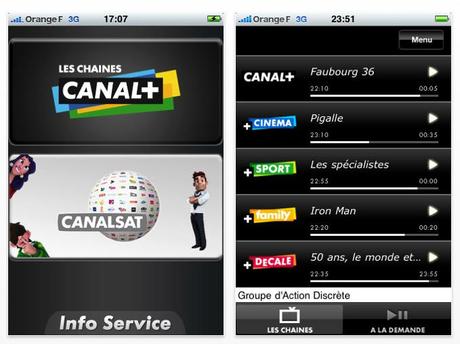 Nouvelle version de Canal sur votre iPhone et iPad...