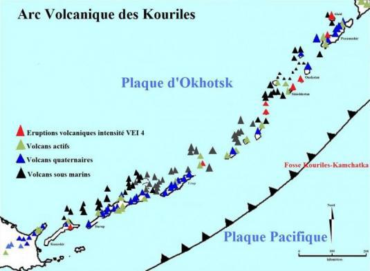 Les îles Kouriles frappées par un séisme de magnitude 5.9, le 18 Juin 2010.