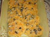 Crackers mimolette graines courges