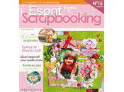 Portrait d'Océchou dans magazine "Esprit Scrapbooking"