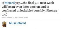 Le desimlockage d'iOS4 est confirmé par MuscleNerd...