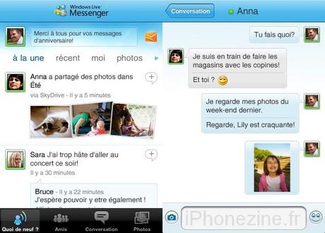 Windows Live Messenger for iPhone est disponible sur l’App Store