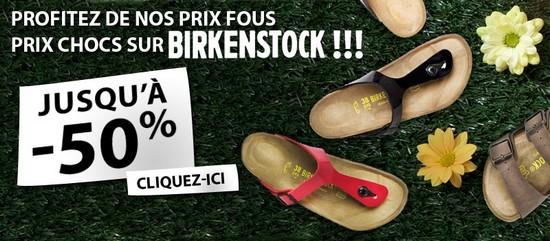 Promo sur les chaussures Birkenstock