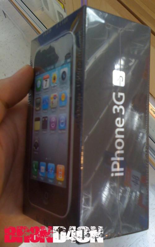 Nouveau packaging de l’iPhone 3GS avec iOS 4