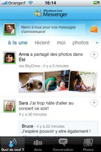 Windows Live Messenger arrive sur iPhone (màj)