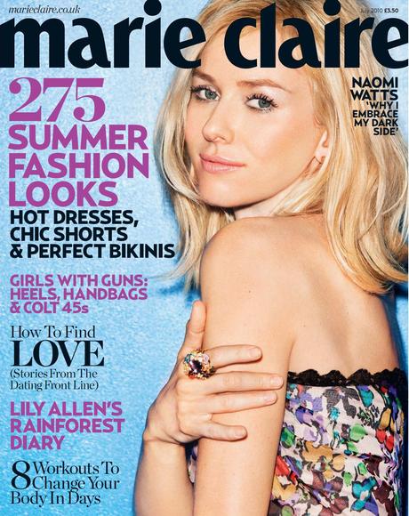 [couv] Naomi Watts pour Marie Claire (uk)