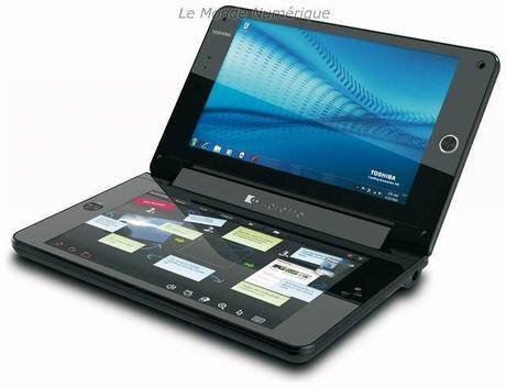 Toshiba Libretto W100, Pc portable à double écran tactile