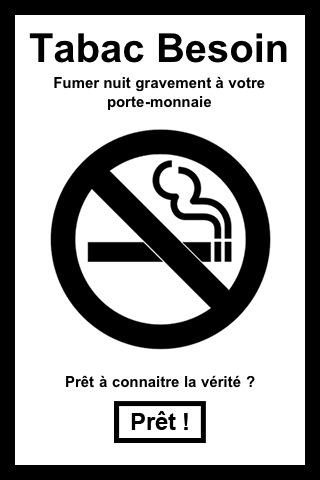 Fumeurs!!! une appli iPhone pour vous...