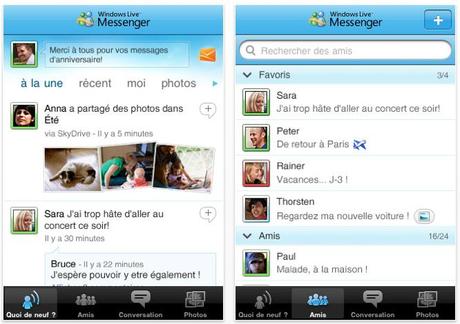 Windows Live Messenger sur iPhone...