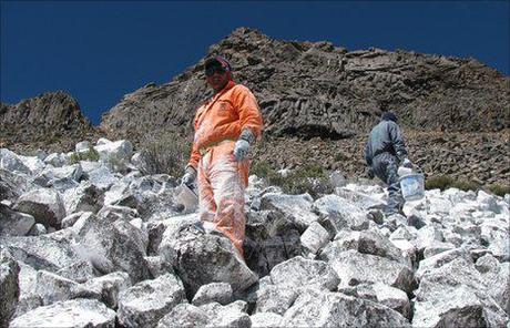 Pérou: peindre les sommets en blanc pour freiner la fonte des glaciers Andins