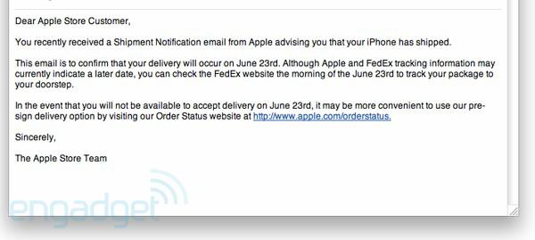 Livraison de l’iPhone 4 prévue pour le 23 Juin ?