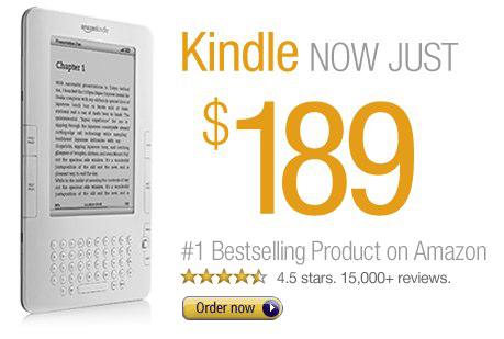 Amazon riposte avec un Kindle à 189$