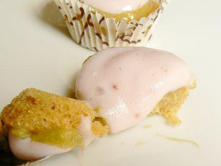 Gâteau hyperprotéiné rhubarbe - mousse fraise HP_rhubarbe_fraise_2