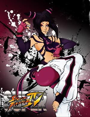 Juri de Super Street Fighters IV