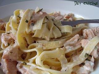 Tagliatelle à la truite Tagliatelle à la truite