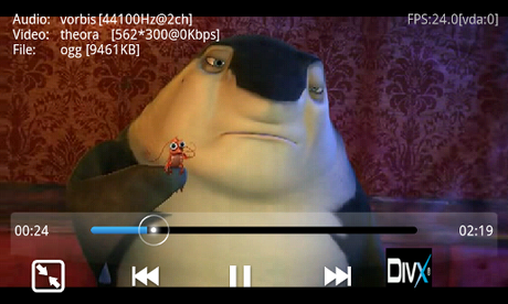 RockPlayerBase, player vidéo tout terrain pour Android