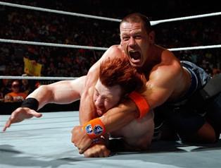 John Cena place son STF sur Sheamus