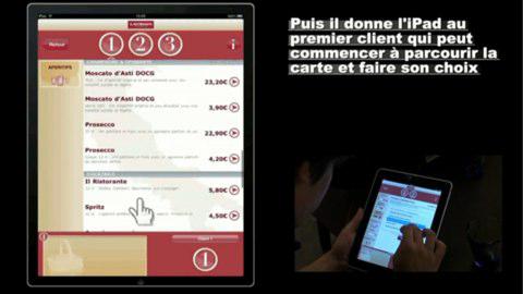 L’iPad en guise de menu en restaurant