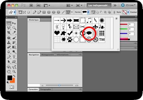 adobe-photoshop-01 Bulles de bandes dessinées (phylactères) sous Adobe Photoshop