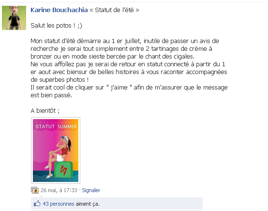 43 Like - Karine Bouchachia