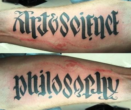 ambigrammatic tatoo Tatouage et dessins de type ambigramme